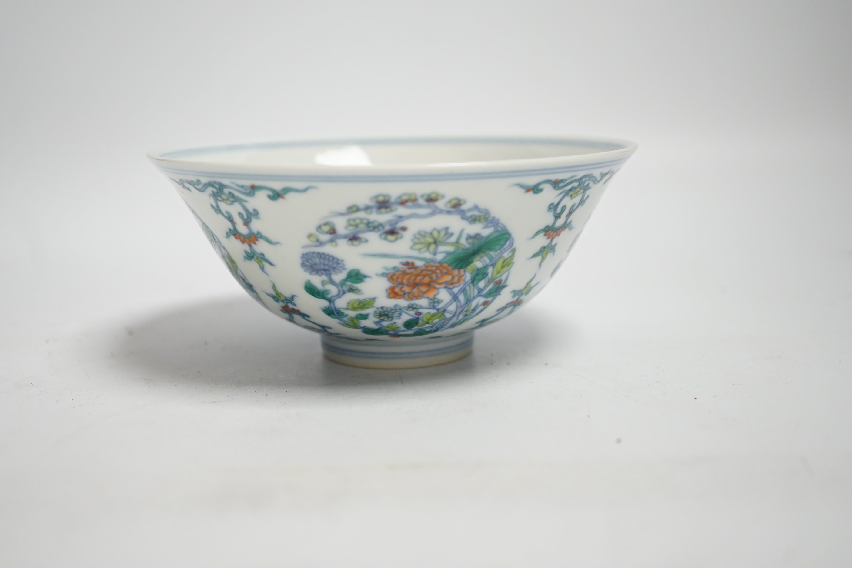 A Chinese Doucai bowl, 13.5cm